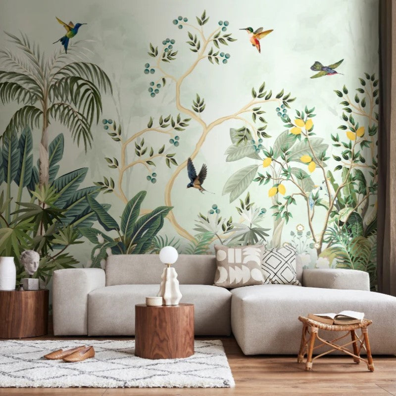 Origin Lemon Tree Forest Wall Mural