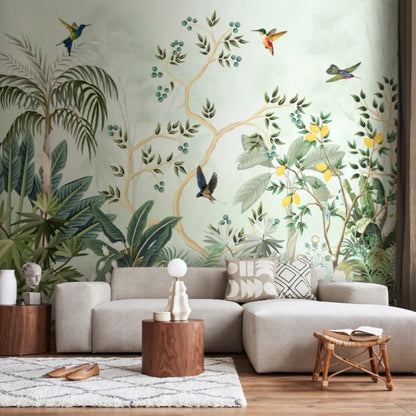Origin Lemon Tree Forest Wall Mural