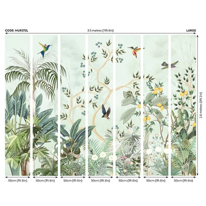 Origin Lemon Tree Forest Wall Mural
