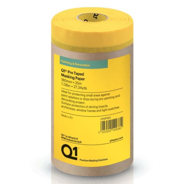 Pre taped Masking Paper
