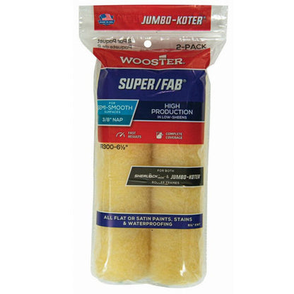 Wooster Super/Fab 6.5" Roller Sleeve - 2 Pack