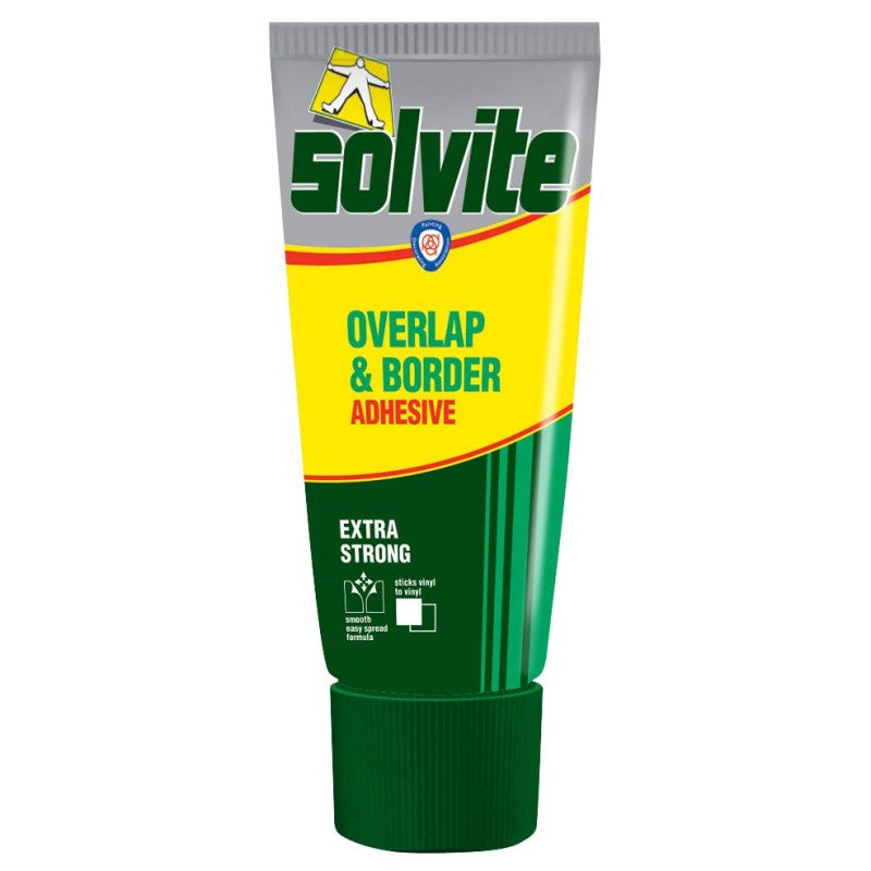 Solvite Wallpaper Repair, Overlap & Border Adhesive 240g | Decorating ...