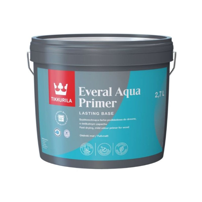 Tikkurila Everal Aqua Wood & Metal Primer - Colour Match