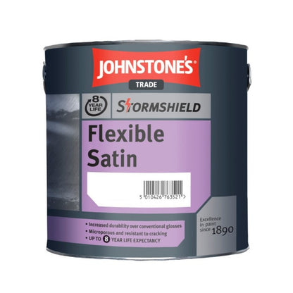 Johnstones Trade Stormshield Flexible Satin - Designer Colour Match Paint - 00E53 1L