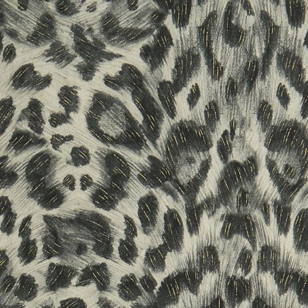 Clarke & Clarke Felis Wallpaper- Charcoal/Gold Sample