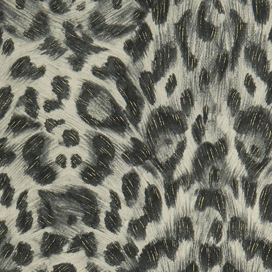 Clarke & Clarke Felis Wallpaper- Charcoal/Gold Sample