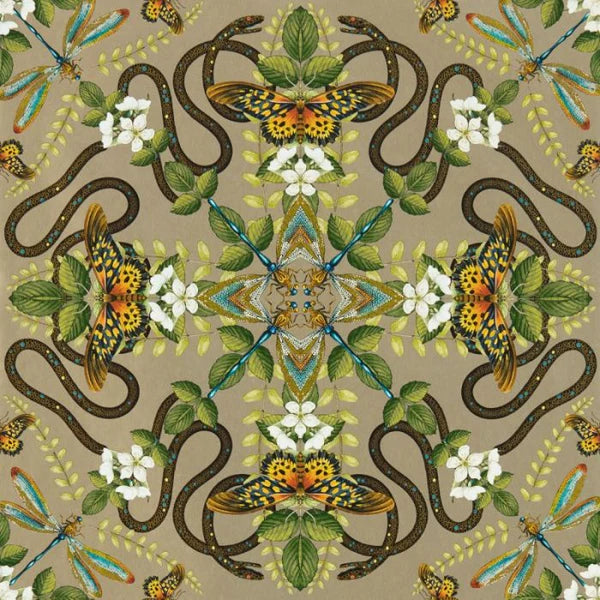 Clarke & Clarke Emerald Forest Wallpaper - Gilver Sample