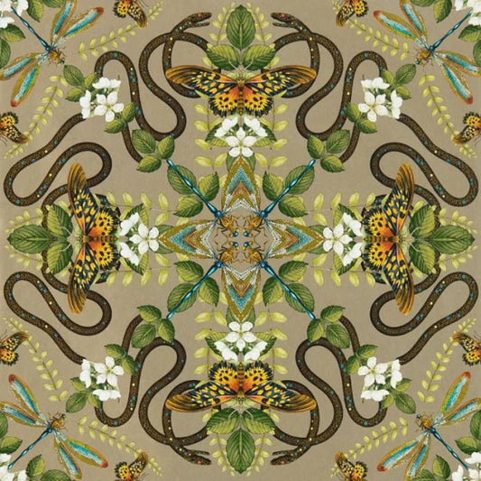 Clarke & Clarke Emerald Forest Wallpaper - Gilver Sample