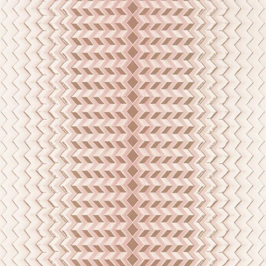 Clarke & Clarke Fragment Wallpaper- Blush/Gold Sample