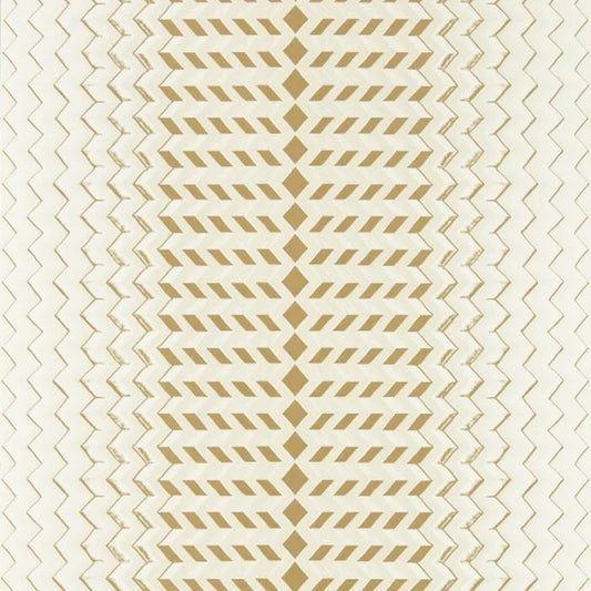 Clarke & Clarke Fragment Wallpaper- Natural/Gold Sample