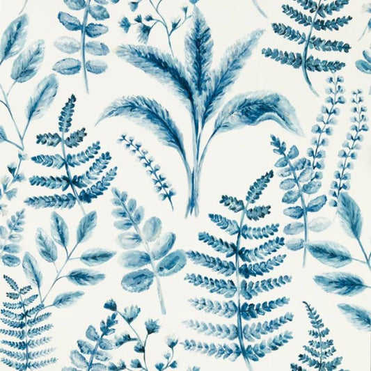 Clarke & Clarke Bracken Wallpaper- Denim Sample