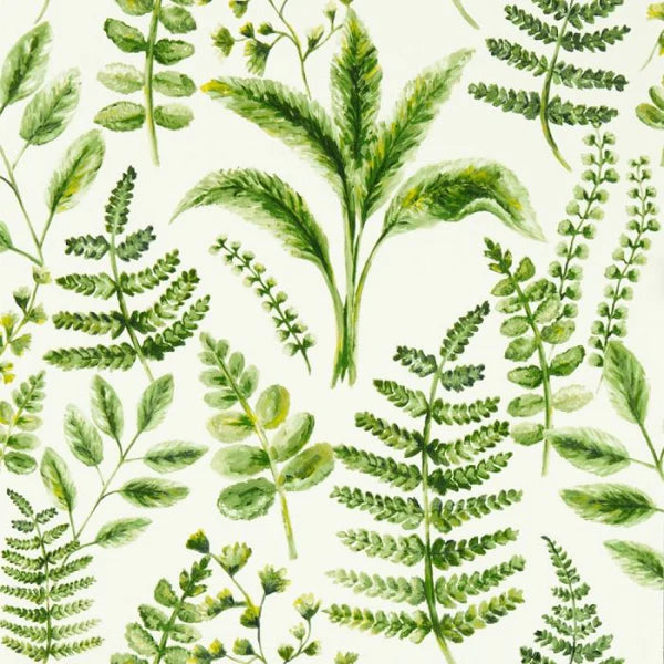 Clarke & Clarke Bracken Wallpaper- Forest Sample
