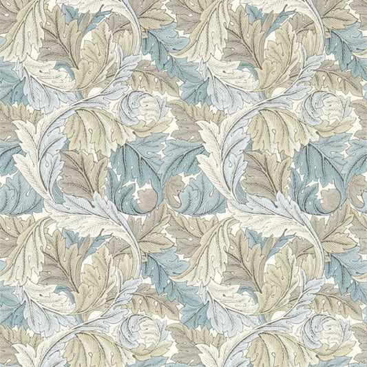 Clarke & Clarke Acanthus Wallpaper- Slate/Dove Sample