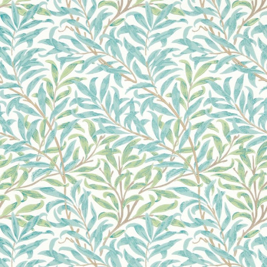 Morris & Co Willow Boughs Wallpaper - Willow/Seaglass Sample