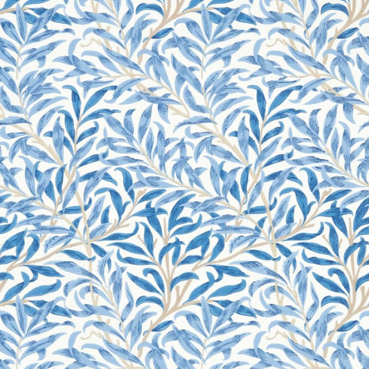 Morris & Co Pimpernel Wallpaper - Woad Sample