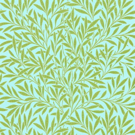 Morris & Co Willow Wallpaper - Sky/Leaf Sample