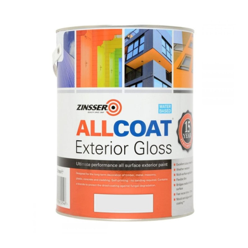 Zinsser AllCoat Exterior Gloss Colour Match Multi Surface Paint