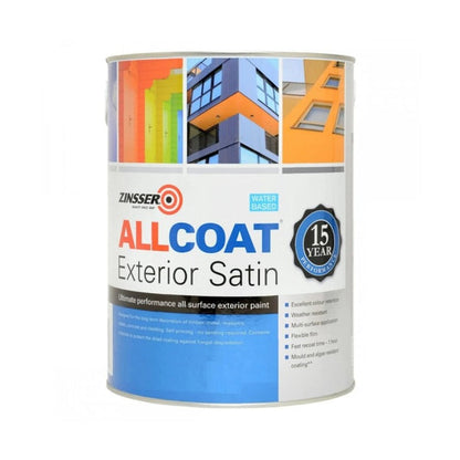 Zinsser Allcoat Satin - Designer Colour Match Paint - NTB4 2.5L