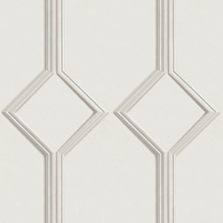 Cascade Arch Geometric Printed Metallic Wallpaper