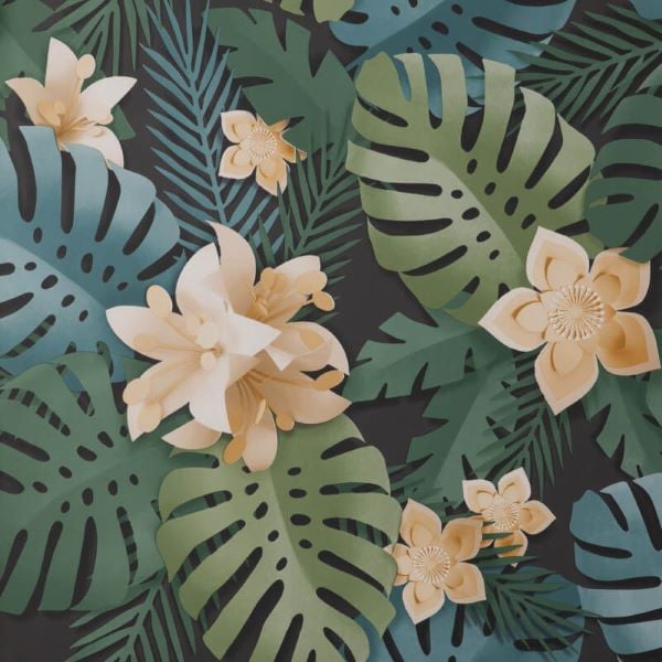 Highgrove Floral Wallpaper