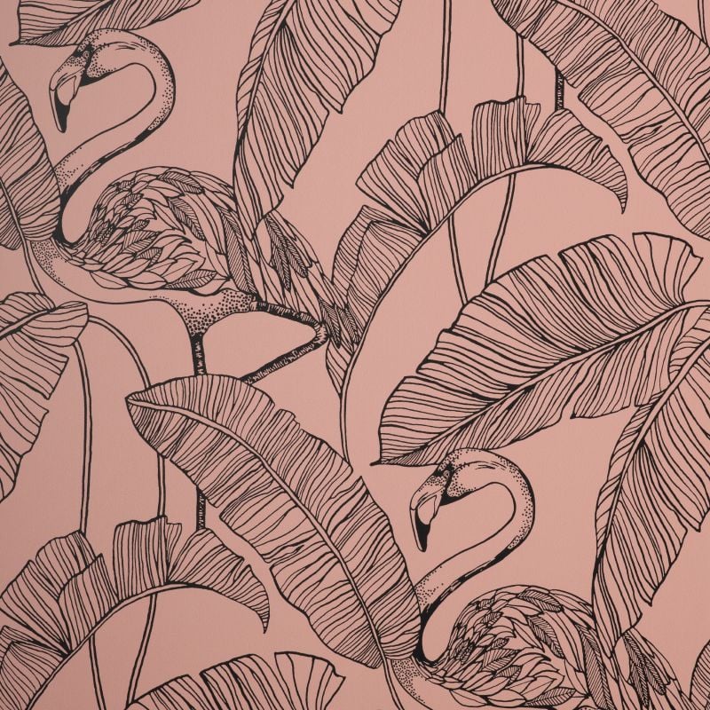 Cranes Bird Printed Wallpaper