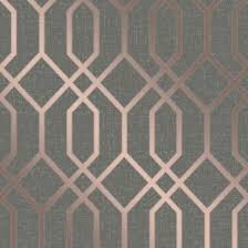Zara Trellis Metallic Wallpaper