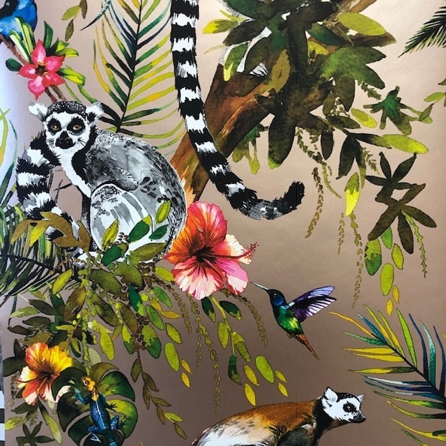 Wonderland Jungle Wallpaper 