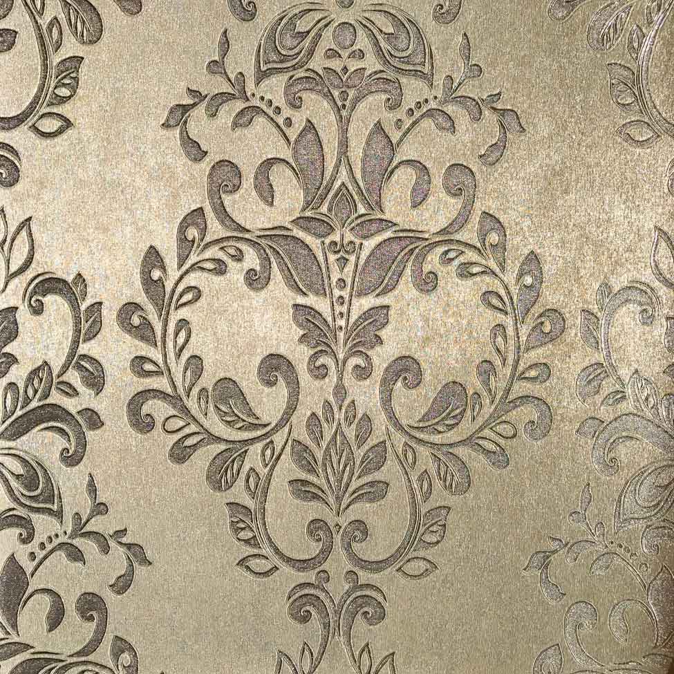 Havanna Industrial Texture Metallic Wallpaper