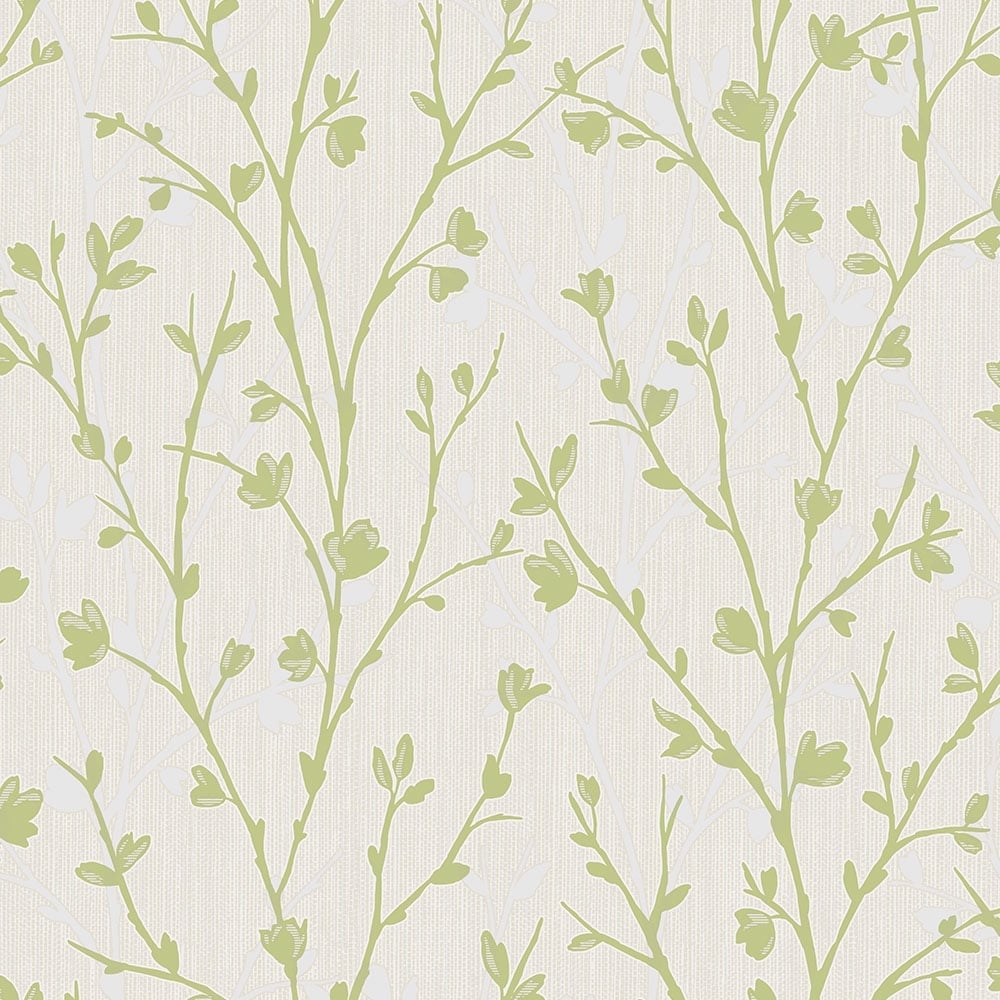 Precision Organic Leaf Wallpaper 