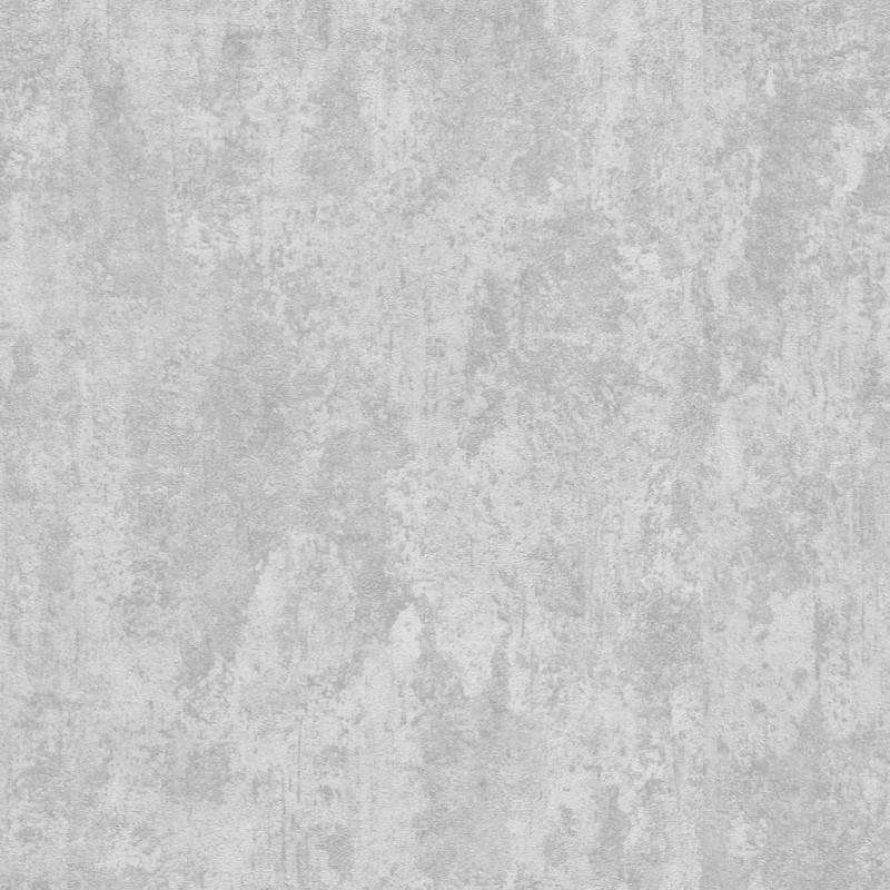 Metallic Industrial Textured Wallpaper - Light Grey 
