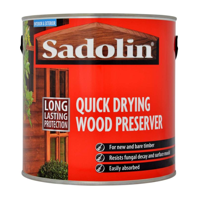 Sadolin Quick Drying Wood Preserver - Clear 
