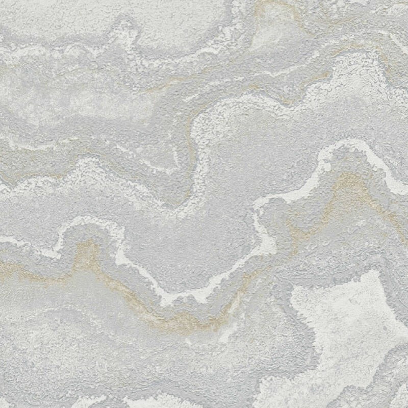Living Walls Marble Stone Effect Wallpaper - Grey