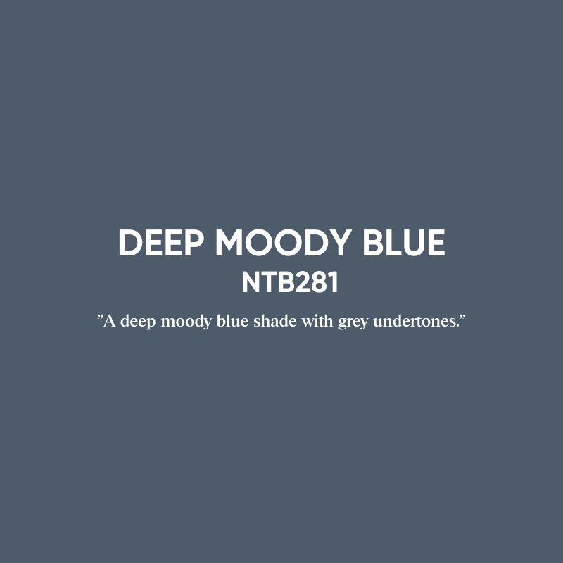 Johnstone's Trade Soft Sheen - Designer Colour Match Paint - Deep Moody Blue 2.5L (NTB281)