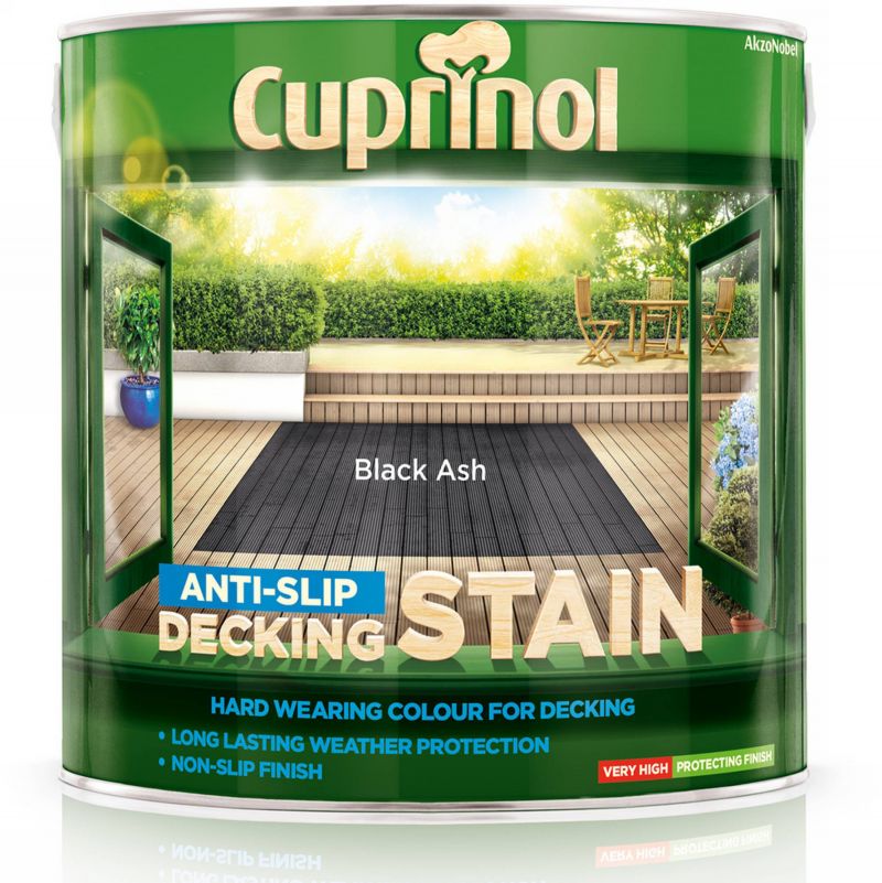 Cuprinol Anti-Slip Decking Stain - Black Ash 