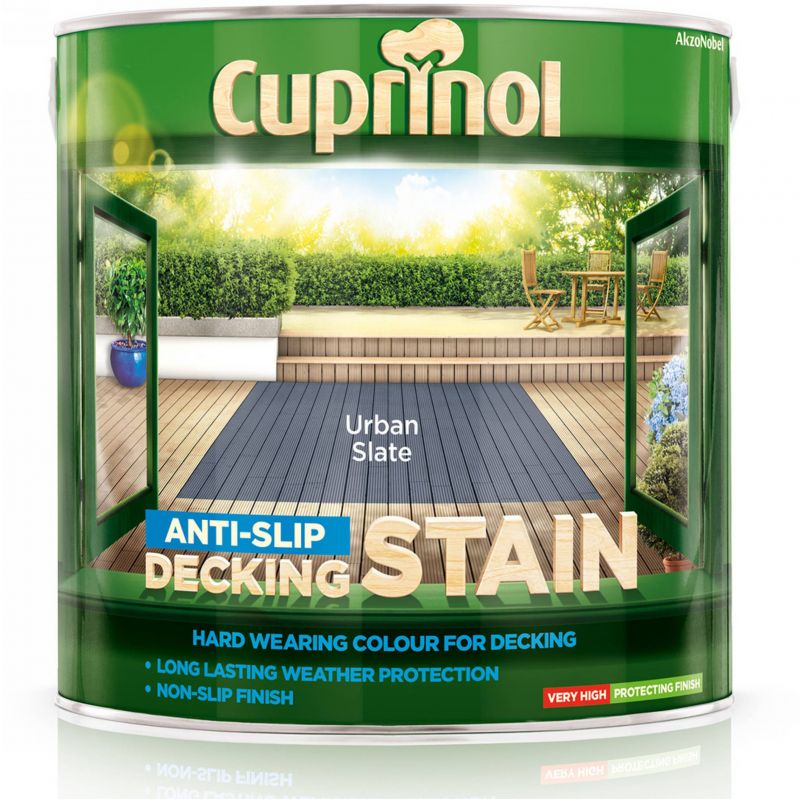 Cuprinol Anti-Slip Decking Stain - Urban Slate