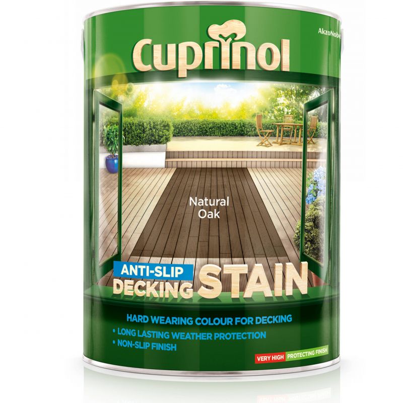 Cuprinol Anti-Slip Decking Stain - Natural Oak