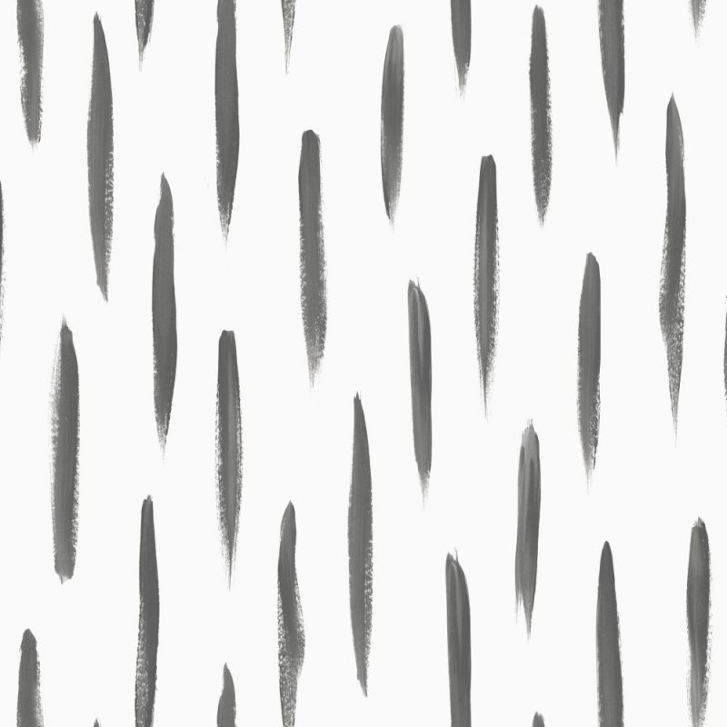 Brush Strokes Black and White Wallpaper - DCO Exclusive