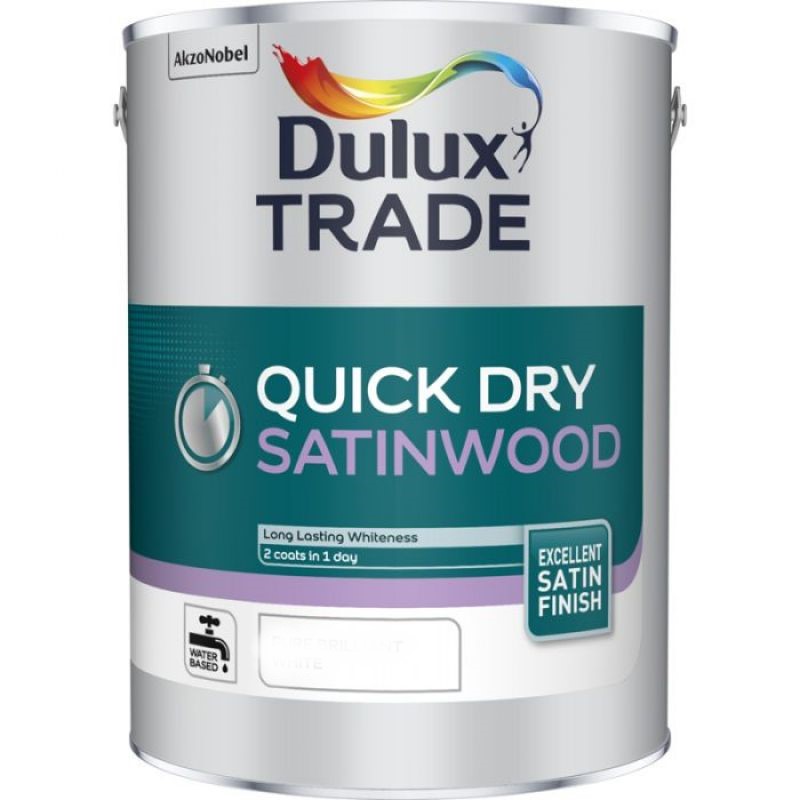 Dulux Trade Quick Drying Satinwood Paint - Colour Match