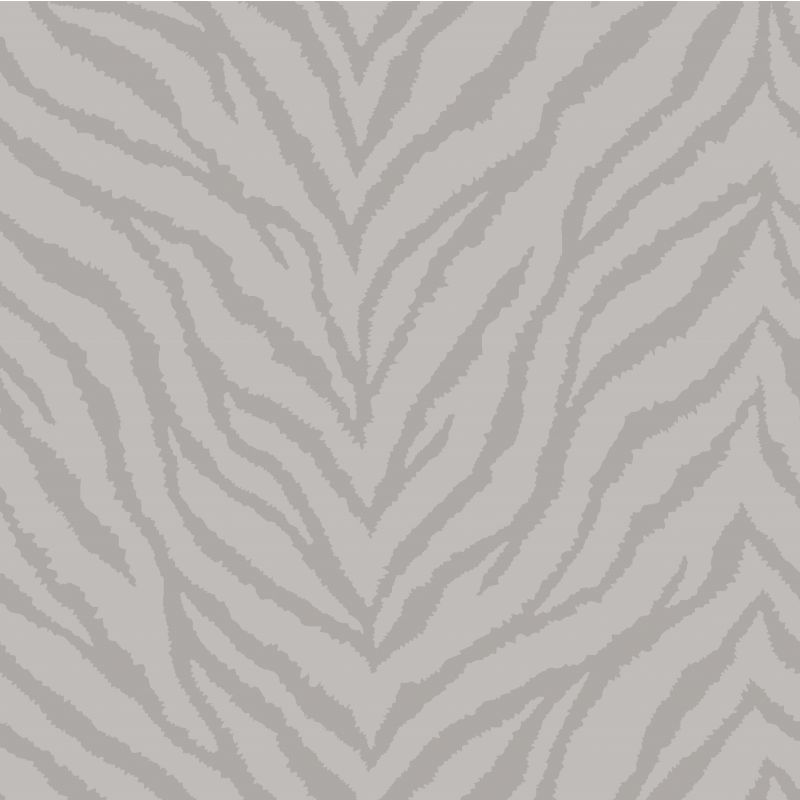 Zahara Animal Print Wallpaper Grey