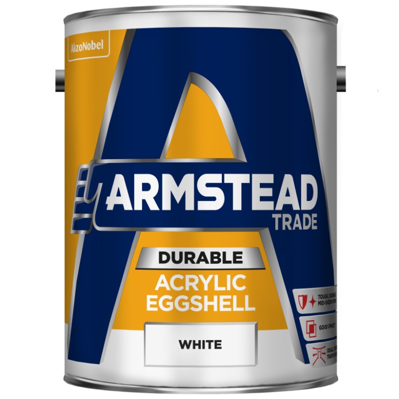 Armstead Trade Durable Acrylic Eggshell - Ready Mixed Colours