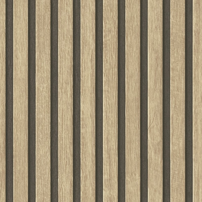 Wooden Slat 3D Wallpaper