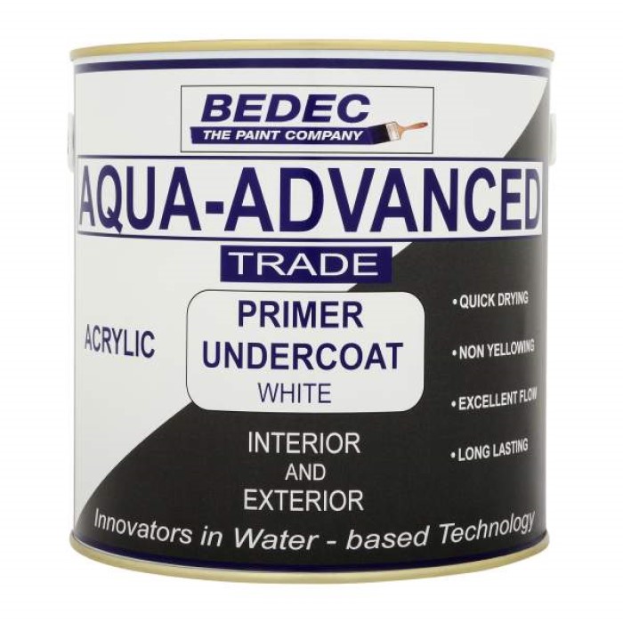 Bedec Aqua Advanced Primer Undercoat - White