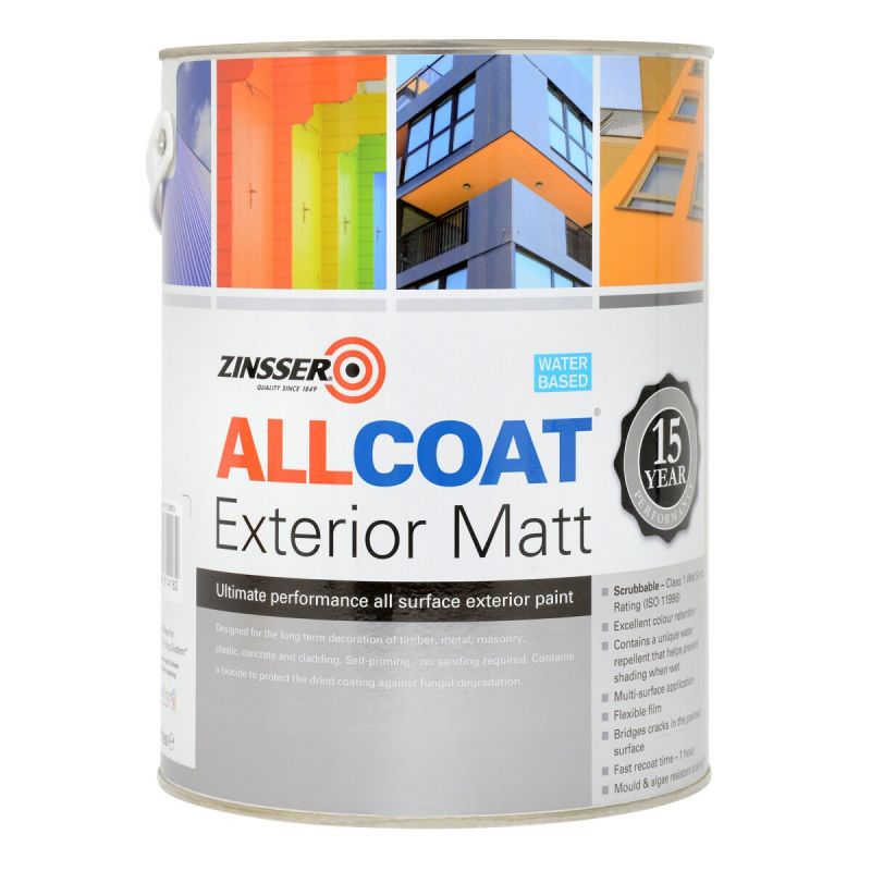 Zinsser AllCoat Interior & Exterior Matt Colour Match