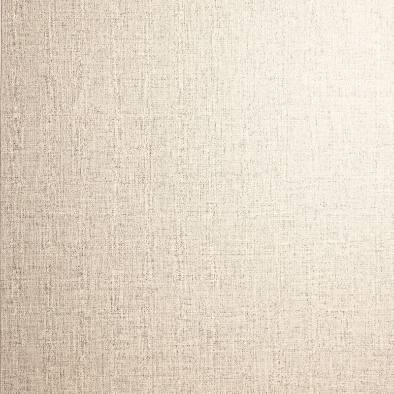 Country Plain Linen Wallpaper Cream