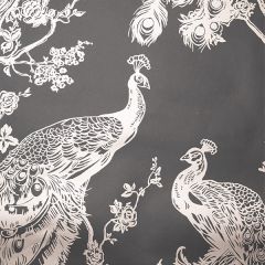 Glistening Peacock Wallpaper Navy