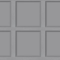 Modern Wood Panel Effect Wallpaper Grey