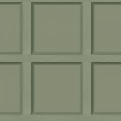 Modern Wood Shaker Panel Wallpaper Green