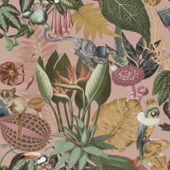 Wonderland Jungle Wallpaper Blush