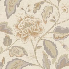 Maya Leaf Trail Wallpaper - Beige/Cream