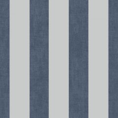 Linen Stripe Metallic Wallpaper Navy